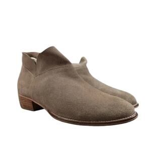 Seychelles Shoes Womens 9 Bootie Fashion Leather Boho Ankle Boot Lifestyle Gray